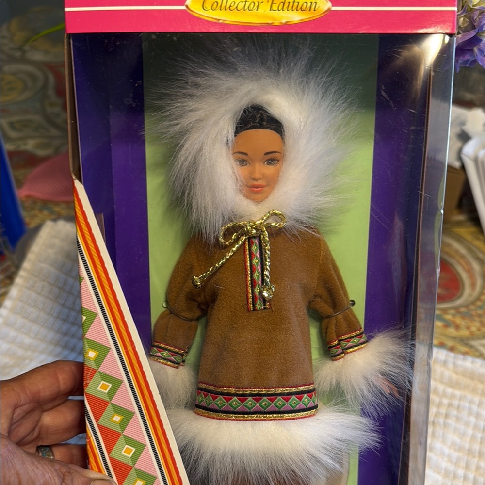 Barbie Brown and White Doll in Dolls & Accessories